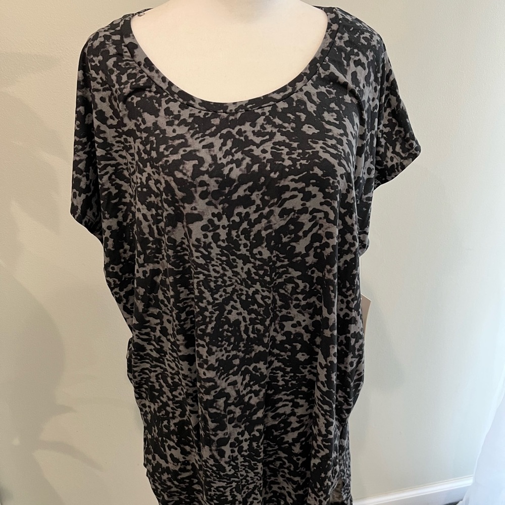 H Halston studio scoop-neck